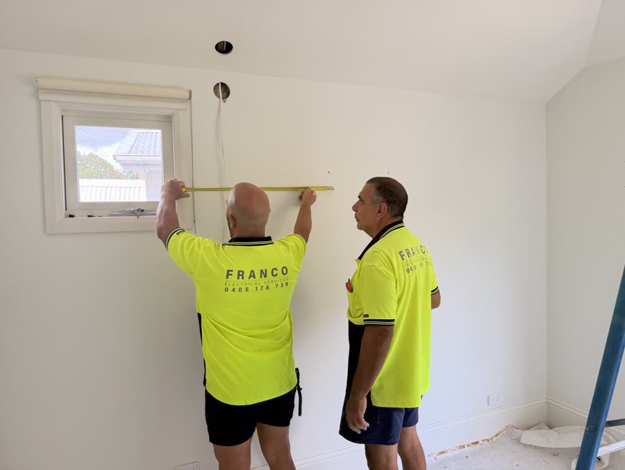 Electrical rough-in during a home renovation